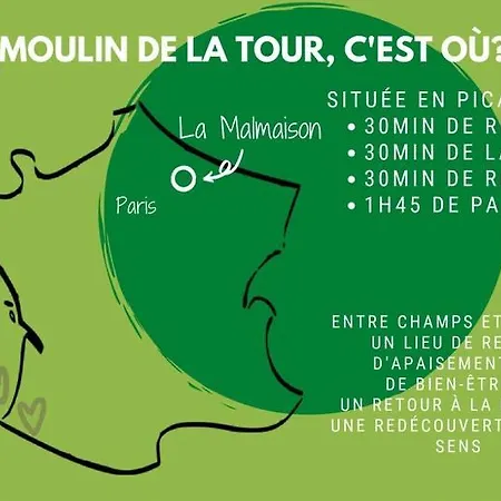 Privatunterkunft Au Moulin De La Tour